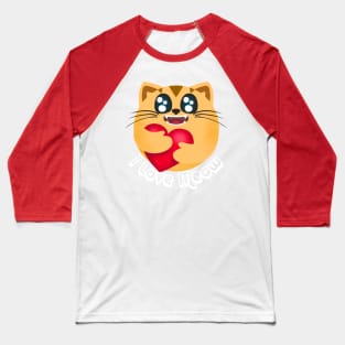 I Love MeoW Baseball T-Shirt